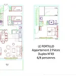 Appartement Résidence Le Portillo - Piscine - 2 Pièces Pour 8 Personnes Mae-6133